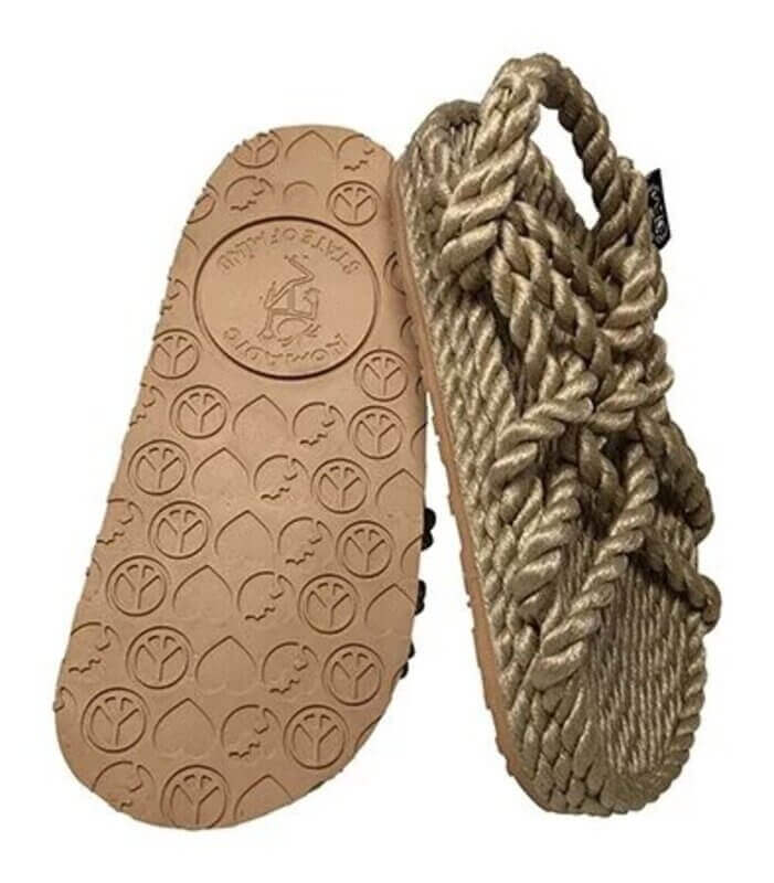 Sandales en corde avec Semelles