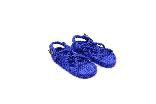 Sandales enfant, sandales en corde, nomadic state of mind, modèle JC kids Royal Blue | JC Kids - Royal Blue - Nomadic State Of Mind - Disponible sur Nomadic State Of Mind "FRANCE"