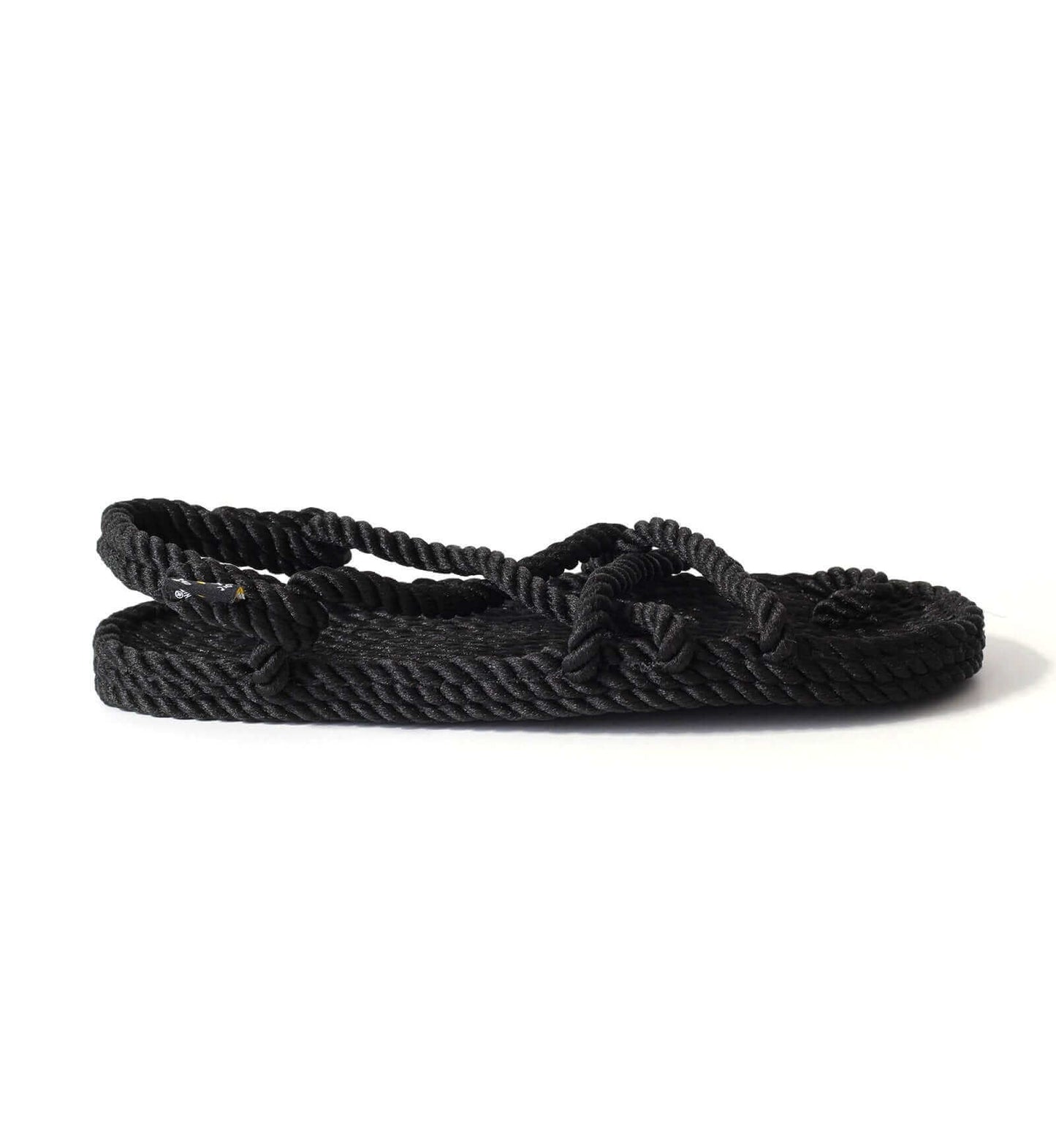 Sandales vegan, sandales en corde nomadic state of mind, modèle Toe joe black