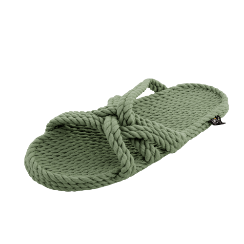 Sandales vegan, sandales en corde, nomadic state of mind, modèle Slip on Sage green | Slip on - Sage green - Nomadic State Of Mind - Disponible sur Nomadic State Of Mind "FRANCE"