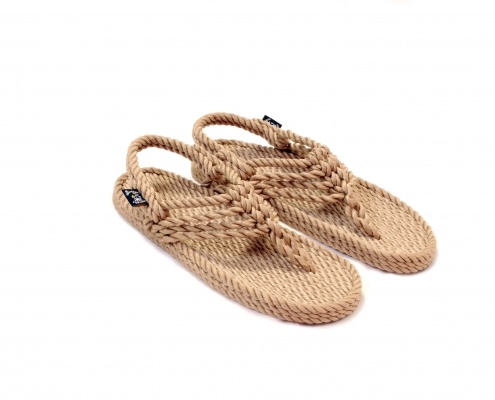 Sandales en corde, sandales boho, nomadic state of mind, sandals for men, sandals for women, modèle Jester beige