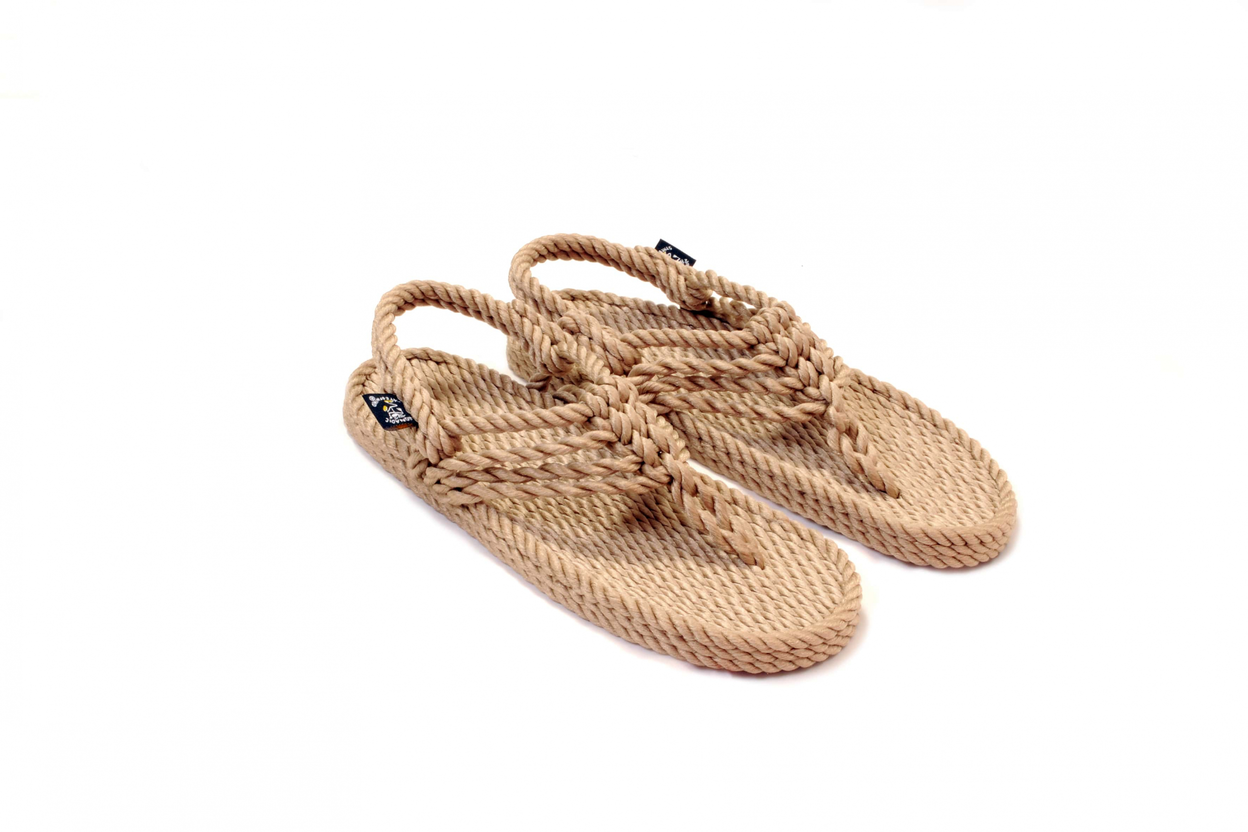 Sandales en corde, sandales boho, nomadic state of mind, Sandals for women, modèle Jester beige