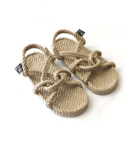 Sandales en corde, sandales boho, nomadic state of mind, sandals for men, sandales for women, modèle Mountain Momma Beige