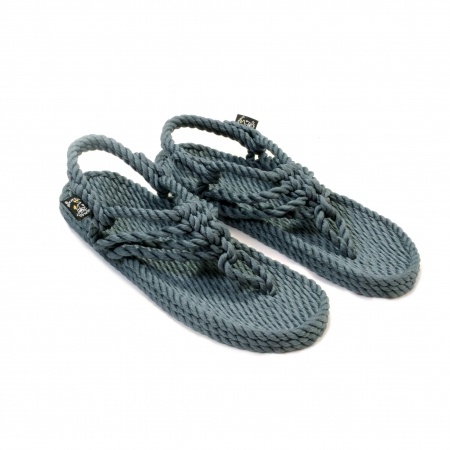 Sandales nomadic state of mind, sandale en corde, modèle jester couleur bleu et denim