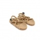 Sandales nomadic state of mind, sandale en corde, modèle jc kids couleur beige