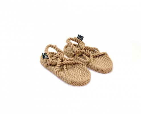 Sandales en corde, sandales boho, sandales enfant nomadic state of mind, sandals for kids, modèle JC Kids - Beige
