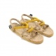 sandales nomadic state of mind, modele Mountain Momma Beige & Gold, sandale en corde