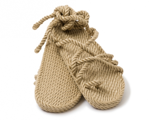 Sandales en corde, sandales boho, nomadic state of mind, sandals for men, sandales for women, modèle Isla beige