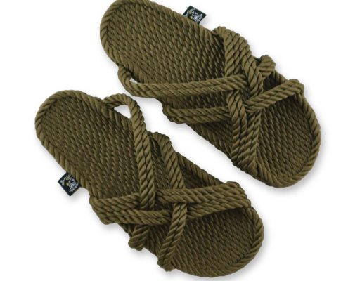 Sandales en corde, sandales boho, nomadic state of mind, sandals for men, sandales for women, modèle Slip on sage green