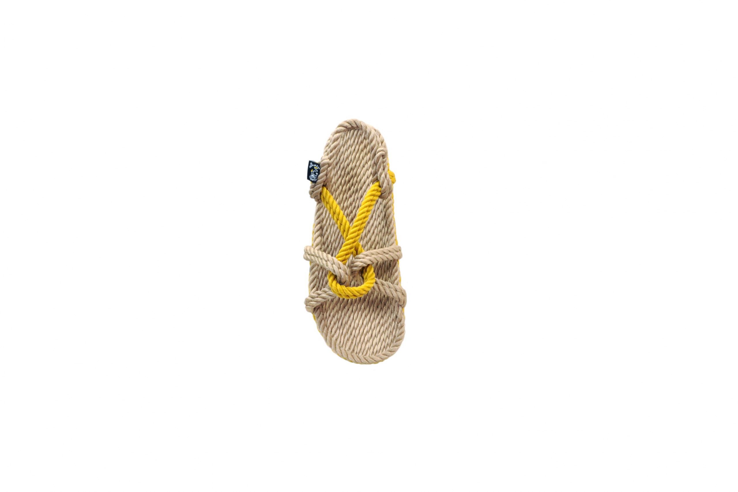 Sandales Boho en plastique recyclé, sandales nomadic, marque vegan, sandales homme, sandales femme, modèle Mountain Momma beige & gold