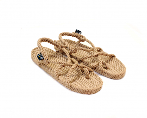 Sandales nomadic state of mind, sandales boho en corde, sandales homme, sandales femme, modèle Kyma Beige