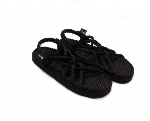 Sandales compensées, sandales boho, nomadic state of mind, sandals for men, sandales for women, modèle JC Noir Compensées
