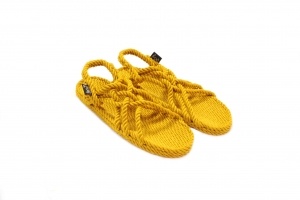 Sandales Boho en plastique recyclé, sandales nomadic, marque vegan, sandales homme, sandales femme, modèle JC Gold