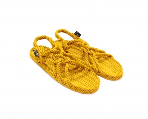 Sandales nomadic state of mind, sandale en corde, modèle jc couleur gold