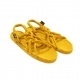 Sandales Boho en plastique recyclé, sandales nomadic, marque vegan, sandales homme, sandales femme, modèle JC Gold