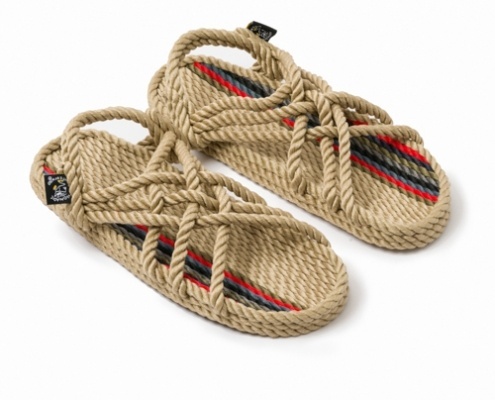 Sandales nomadic state of mind, sandale en corde, modèle jc couleur Woodstock