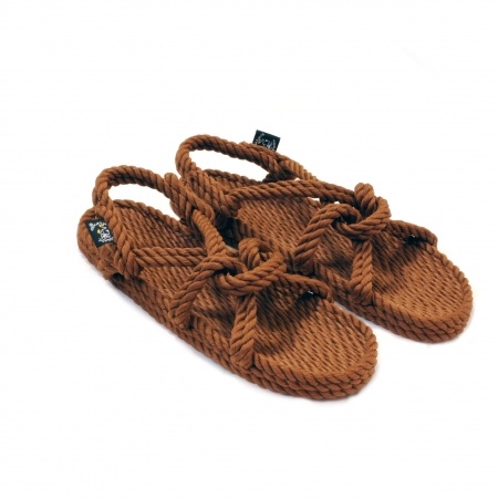 Sandales nomadic state of mind, sandale en corde, modèle mountain momma couleur Cafe