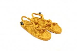 Sandales nomadic state of mind, sandales boho en corde, sandales homme, sandales femme, modèle Mountain Momma Gold