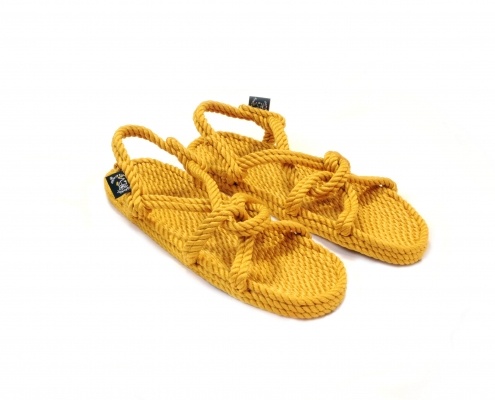 Sandales nomadic state of mind, sandales boho en corde, sandales homme, sandales femme, modèle Mountain Momma Gold