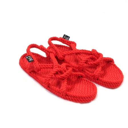 Sandales nomadic state of mind, sandale en corde, modèle mountain momma couleur Red