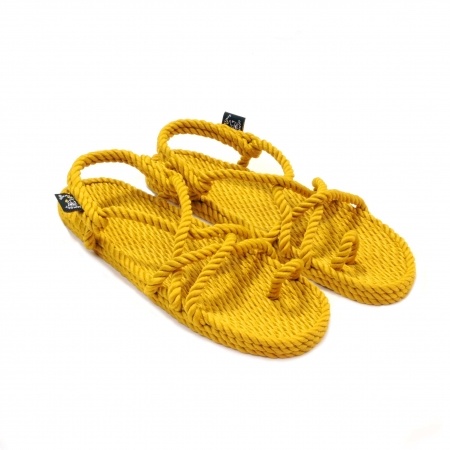 Sandales nomadic state of mind, sandale en corde, modèle Toe joe couleur Gold