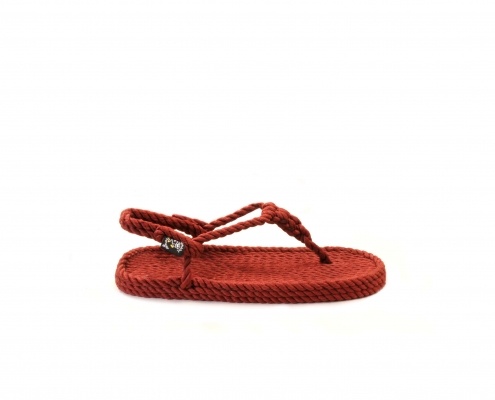 Sandales en corde, sandales boho, nomadic state of mind, sandals for men, sandales for women, modèle Athena beige brick