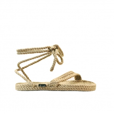 Sandales nomadic state of mind, sandale en corde, modèle Bondi couleur beige