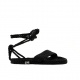 Sandales Boho en plastique recyclé, sandales nomadic, marque vegan, sandales homme, sandales femme, modèle Bondi black