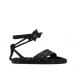 Sandales en corde, sandales boho, nomadic state of mind, sandals for men, sandales for women, modèle Bondi disco black
