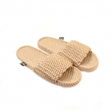 Sandales nomadic state of mind, sandale en corde, modèle Full nelson couleur beige