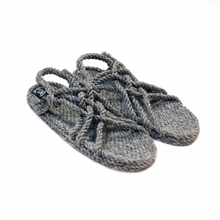 Sandales nomadic state of mind, sandale en corde, modèle jc couleur Flint