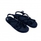 Sandales nomadic state of mind, sandale en corde, sandales homme, sandales femme, modèle Kyma couleur navy blue