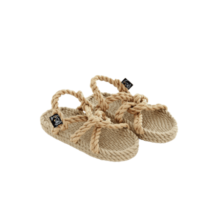 Sandales nomadic state of mind, sandale en corde, modèle Mountain momma kids couleur beige
