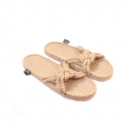 Sandales nomadic state of mind, sandale en corde, modèle Sailor couleur beige
