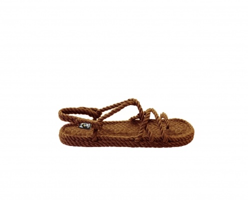 Sandales nomadic, sandale vegan, fait à partir de corde récyclé, modèle Toe joe cafe