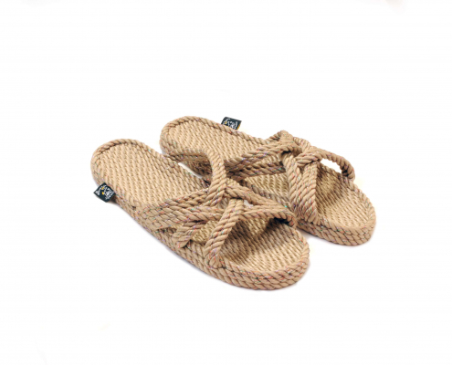 Sandales en corde, sandales boho, nomadic state of mind, sandals for men, sandales for women, modèle Slip on-Disco beige