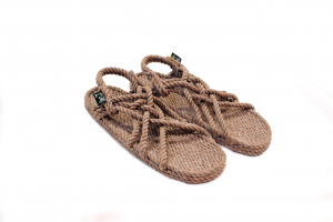 Sandales nomadic state of mind, sandales boho en corde, sandales homme, sandales femme, modèle JC Nutria