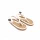 Sandales Boho en plastique recyclé, sandales nomadic, marque vegan, sandales homme, sandales femme, modèle Athena kids beige et blanc