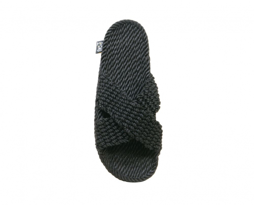 Sandales en corde, sandales boho, nomadic state of mind, sandals for men, sandales for women, modèle SlideX Black