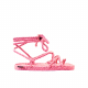 Sandales en corde, sandales boho, nomadic state of mind, sandals for men, sandales for women, modèle isla baby pink